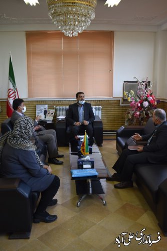 دیدار مردمی فرماندار علی آبادکتول برگزار شد