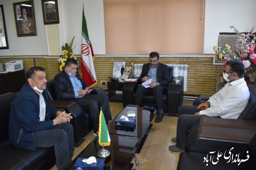 دیدار مردمی فرماندار علی آبادکتول برگزار شد