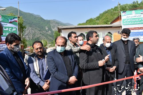 افتتاح متمرکز و کلنگ زنی پروزه های بنیاد مسکن انقلاب اسلامی علی آباد کتول