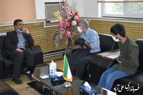 ملاقات مردمی فرماندار علی آبادکتول با شهروندان صبح امروز برگزار شد