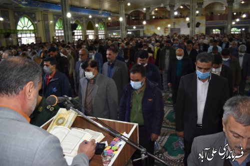 برگزاری با شکوه نماز عید فطر در علی آبادکتول