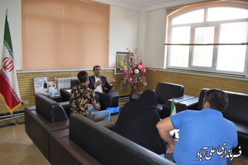 برگزاری جلسه  ملاقات مردمی فرماندار علی آبادکتول 