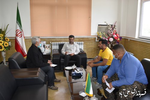 جلسه ملاقات مردمی فرماندارعلی آبادکتول با شهروندان برگزار شد