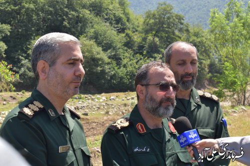 خط انتقال آب کشاورزی به زمینهای زرین گل به بهره برداری رسید