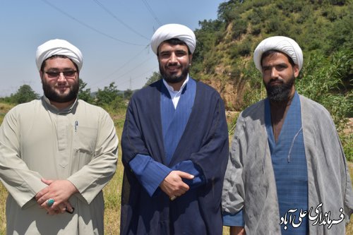خط انتقال آب کشاورزی به زمینهای زرین گل به بهره برداری رسید