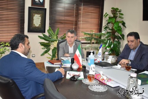دیدار فرماندار علی آباد کتول با رئیس سازمان مدیریت و برنامه ریزی استان گلستان
