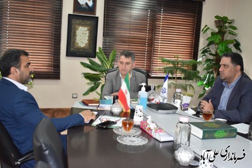 دیدار فرماندار علی آباد کتول با رئیس سازمان مدیریت و برنامه ریزی استان گلستان