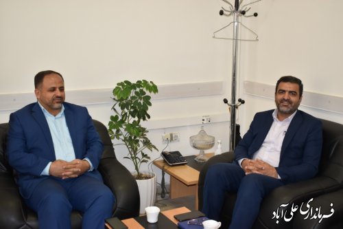دیدار فرماندار علی آباد کتول با مدیرکل دفتر سیاسی، انتخابات و تقسیمات کشوری استانداری گلستان 