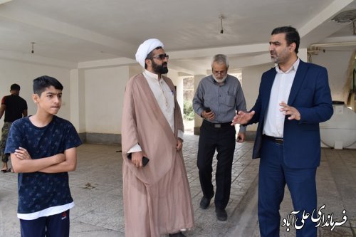 پیگیریهای ادامه دار فرماندار علی آبادکتول جهت رفع مشکلات اهالی مسکن مهر (الازمن)