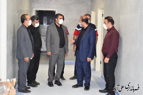 بازدید فرماندار و نماینده مجلس شورای اسلامی از اورژانس بیمارستان بقیه الله العظم  