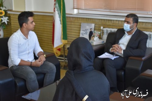 ملاقات مردمی فرماندار علی آبادکتول برگزار شد