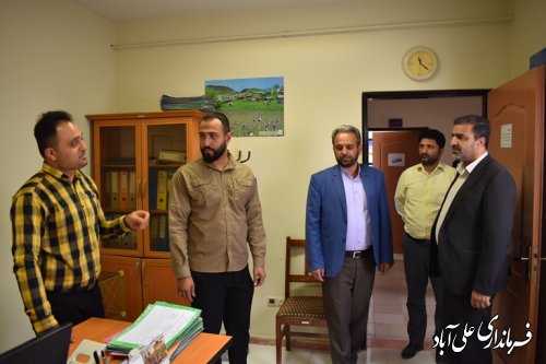 دیدار فرماندار علی آباد کتول با رئیس و کارکنان اداره تعاون،کار و رفاه اجتماعی شهرستان