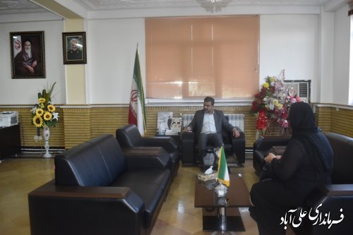 ملاقات مردمی فرماندار علی آبادکتول با شهروندان صبح امروز برگزار شد