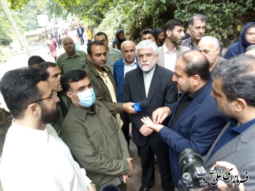 بازدید معاون رئیس جمهور و رئیس سازمان محیط زیست کشور از پارک جنگلی کبودوال