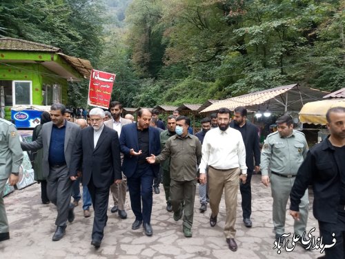بازدید معاون رئیس جمهور و رئیس سازمان محیط زیست کشور از پارک جنگلی کبودوال