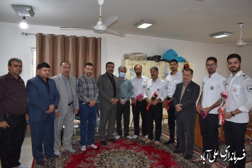 پرسنل اورژانس علی آبادکتول تجلیل شدند
