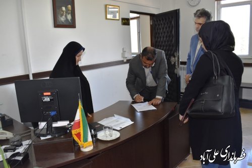 برنامه ملاقات مردمی فرماندار علی آباد کتول برگزار شد 