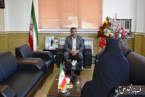 برنامه ملاقات مردمی فرماندار علی آباد کتول برگزار شد 