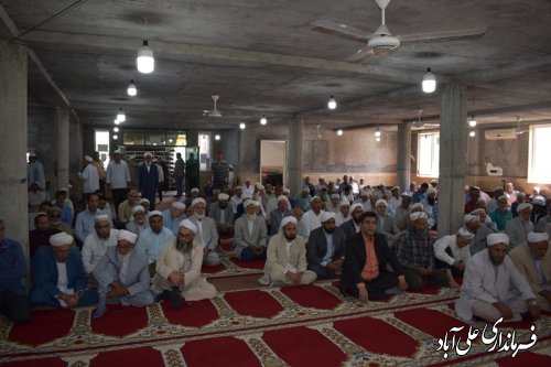 حضور فرماندارعلی آبادکتول در مراسم مولودی خوانی پیامبر اعظم اسلام(ص)