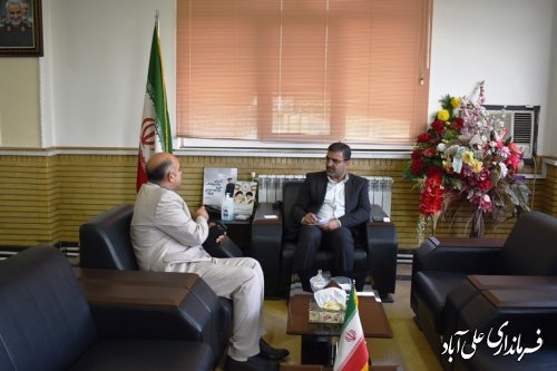 ملاقات مردمی فرماندار علی آبادکتول  برگزارشد.