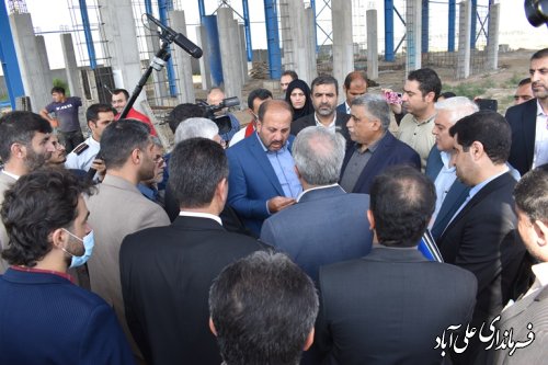 بازدید  وزیر صنعت،معدن وتجارت  از شهرک صنعتی  علی آبادکتول 