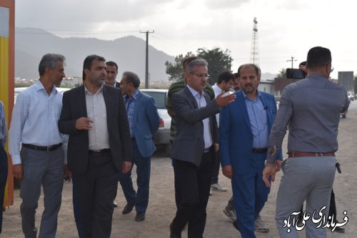 پیگیریهای ادامه دار فرماندار علی آبادکتول جهت رفع مشکلات عمرانی شهرستان 