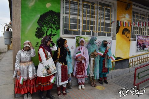 جشن وحدت در دبیرستان دخترانه وحدت فاضل آباد برگزار شد 