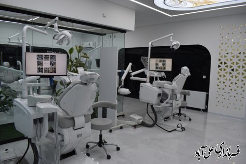 کلینیک دندانپزشکی مهر شهرستان علی آباد کتول با حضور استاندار افتتاح شد