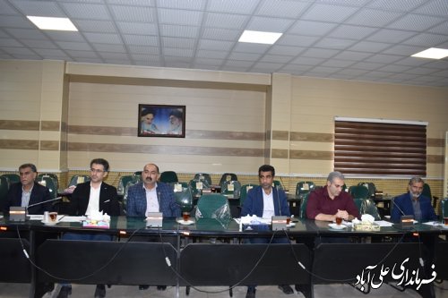 جلسه ستاد بازآفرینی شهری علی آبادکتول برگزار شد