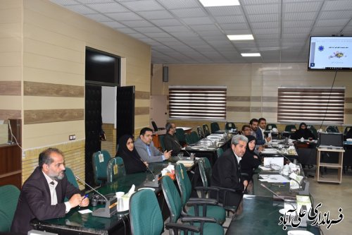 جلسه ستاد بازآفرینی شهری علی آبادکتول برگزار شد