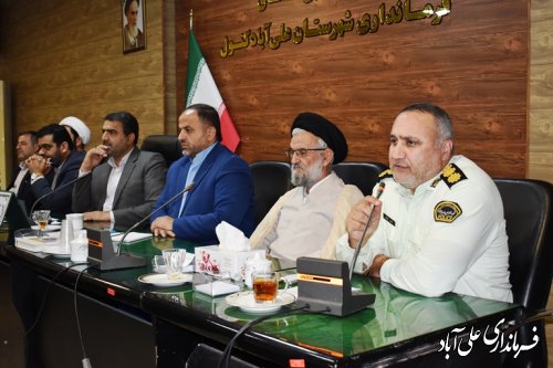  شورای اداری شهرستان علی آبادکتول برگزار شد