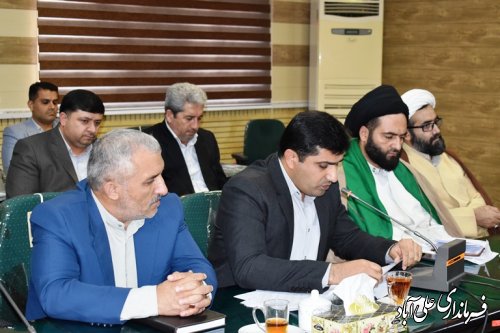  شورای اداری شهرستان علی آبادکتول برگزار شد