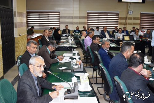  شورای اداری شهرستان علی آبادکتول برگزار شد