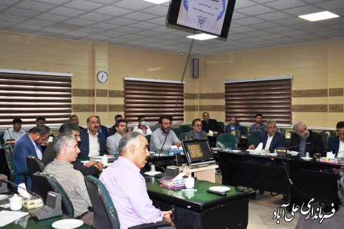  شورای اداری شهرستان علی آبادکتول برگزار شد