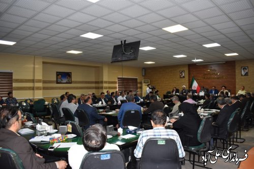  شورای اداری شهرستان علی آبادکتول برگزار شد
