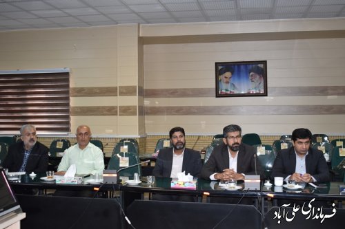 هفتمین جلسه شورای هماهنگی مبارزه با مواد مخدر شهرستان برگزار شد .