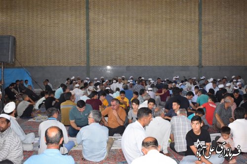 جشن میلاد نور همراه مولود خوانی در روستای اودک دوجی  علی آباد کتول برگزار شد