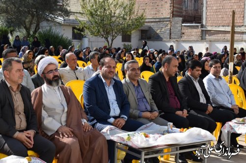 حضور فرماندار در مجمع عمومی اولیا و مربیان دبیرستان فدک دوره  متوسطه اول  شهر فاضل آباد