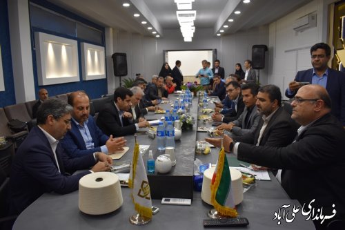 بازدید دکتر رسولیان" معاون وزیر و مدیرعامل سازمان صنایع کوچک و شهرکهای صنعتی کشور از شهرک صنعتی علی آباد کتول