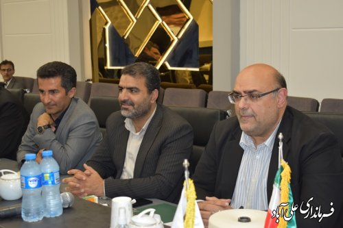 بازدید دکتر رسولیان" معاون وزیر و مدیرعامل سازمان صنایع کوچک و شهرکهای صنعتی کشور از شهرک صنعتی علی آباد کتول