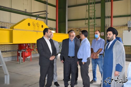 بازدید سردار رحیمی معاون امور سازمان پدافند غیرعامل کشور از نیروگاه برق علی آباد کتول