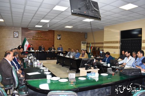 دومین جلسه بازآفرینی شهری شهرستان علی آباد کتول برگزار شد
