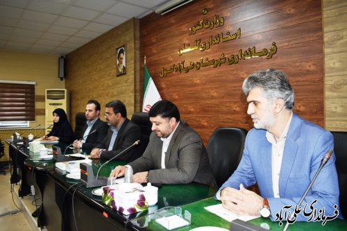 دومین جلسه بازآفرینی شهری شهرستان علی آباد کتول برگزار شد