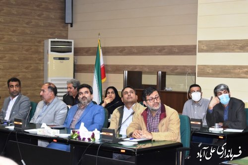 دومین جلسه بازآفرینی شهری شهرستان علی آباد کتول برگزار شد