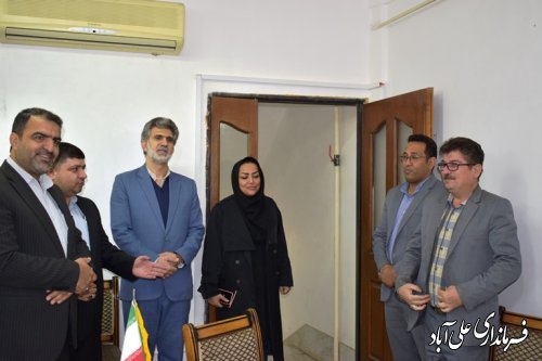 بازدید سرزده فرماندار از شهرداری علی آباد کتول 