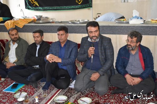 برگزاری میز خدمت در روستای ریگ چشمه