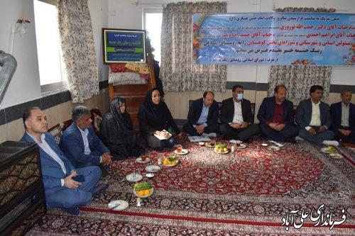 برگزاری میز خدمت در روستای ریگ چشمه