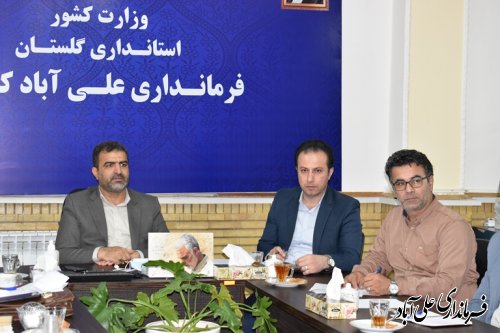 جلسه کارگروه گندم ، آرد و نان شهرستان علی آبادکتول برگزار شد 