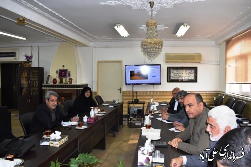 جلسه تامین نیازهای دانشگاه فرهنگیان پردیس خواهران علی آبادکتول برگزار شد