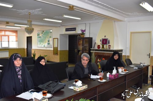 جلسه تامین نیازهای دانشگاه فرهنگیان پردیس خواهران علی آبادکتول برگزار شد